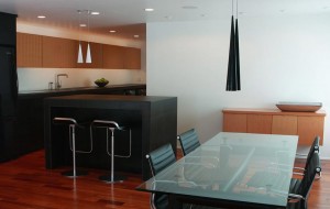 Modern-galley-kitchen-remodel-with-black-custom-kitchen-cabinets       